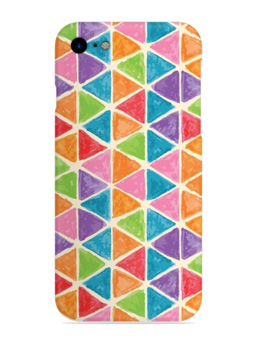 Seamless Colorful Isometric Snap Case for Apple Iphone Se (2020) Zapvi