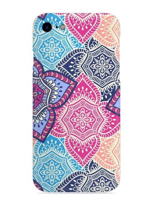 Ethnic Floral Seamless Snap Case for Apple Iphone Se (2020) Zapvi