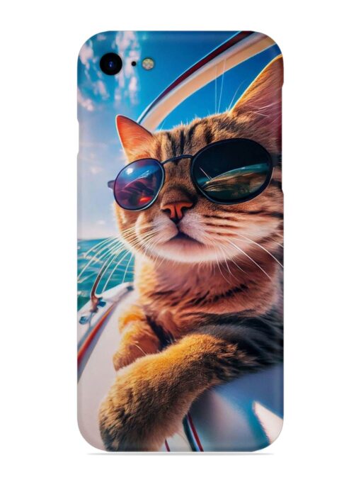 Cat In Style Snap Case for Apple Iphone Se (2020) Zapvi