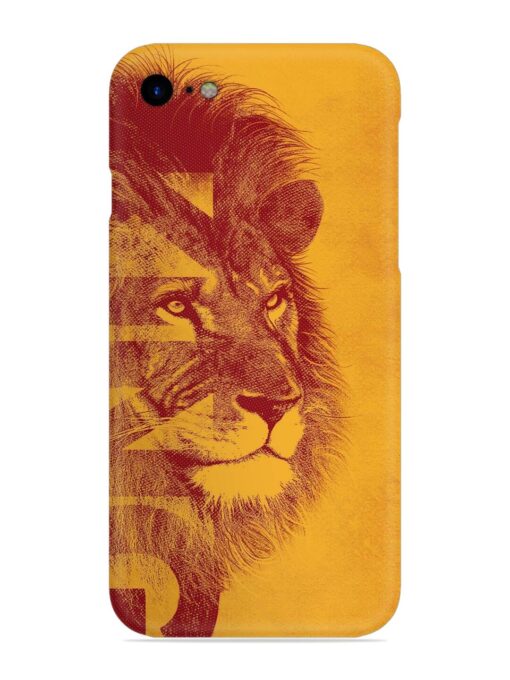 Gold Lion Crown Art Snap Case for Apple Iphone Se (2020) Zapvi