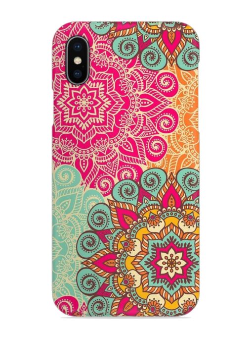 Mandala Seamless Snap Case for Apple Iphone X Zapvi