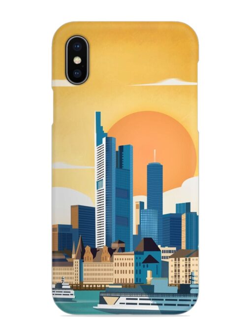 Germany Frankfurt Snap Case for Apple Iphone X Zapvi