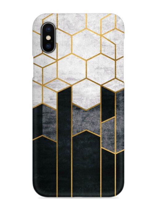 Cube Marble Art Snap Case for Apple Iphone X Zapvi