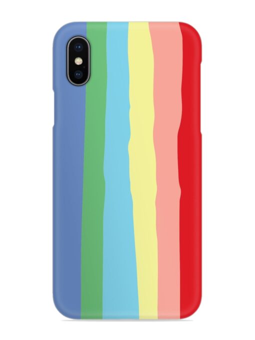 Rainbow Premium Shade Snap Case for Apple Iphone X Zapvi