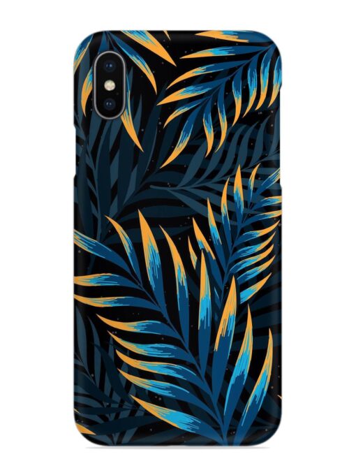 Abstract Leaf Art Snap Case for Apple Iphone X Zapvi