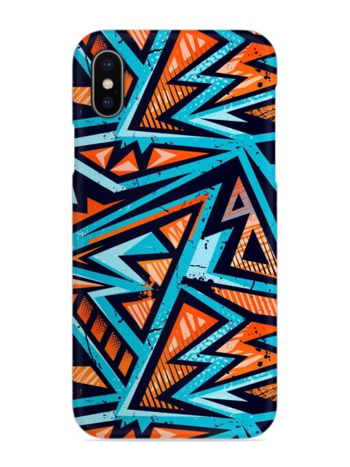 Abstract Seamless Grunge Snap Case for Apple Iphone X Zapvi