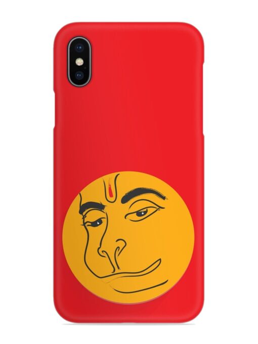 Lord Hanuman Vector Snap Case for Apple Iphone X Zapvi