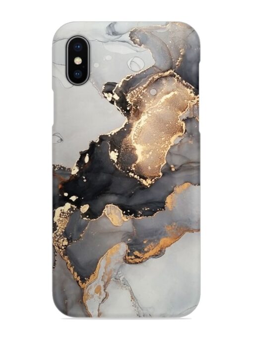 Luxury Abstract Fluid Snap Case for Apple Iphone X Zapvi