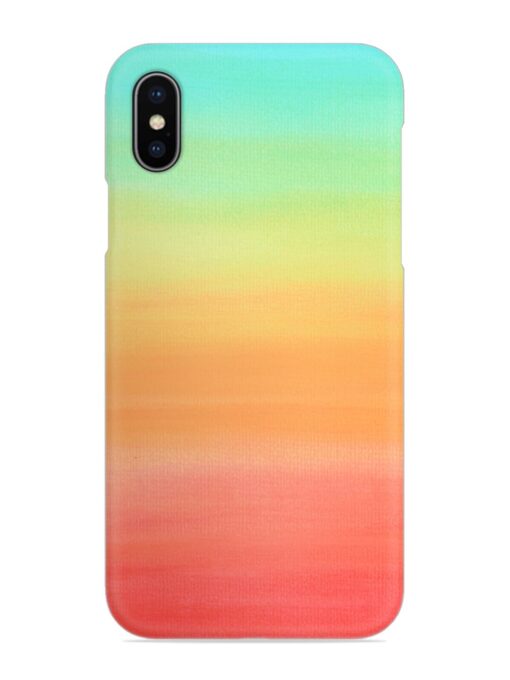 Background Sky Watercolor Snap Case for Apple Iphone X Zapvi