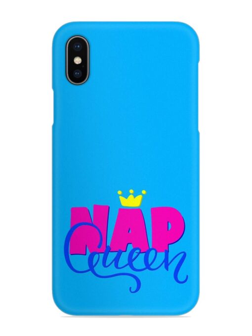 Nap Queen Quote Snap Case for Apple Iphone X Zapvi