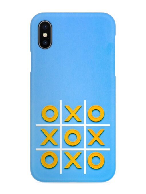 Yellow Plastic Crosses Snap Case for Apple Iphone X Zapvi