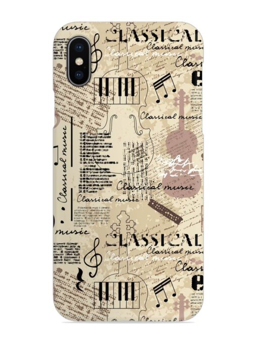 Classical Music Lpattern Snap Case for Apple Iphone X Zapvi