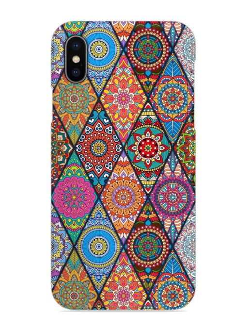 Seamless Tile Pattern Snap Case for Apple Iphone X Zapvi