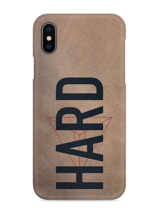 Hard Typo Snap Case for Apple Iphone X Zapvi