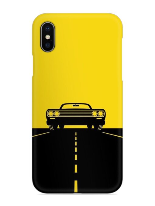 Classic Car Snap Case for Apple Iphone X Zapvi