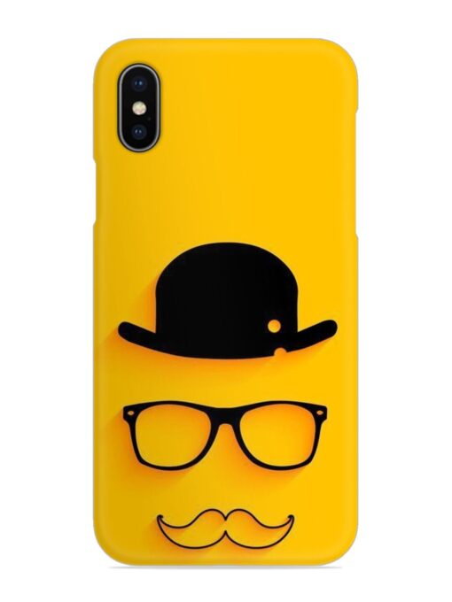 Classic Face Vector Snap Case for Apple Iphone X Zapvi