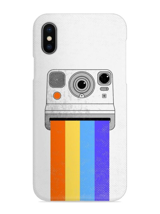 Retro Camera Art Snap Case for Apple Iphone X Zapvi