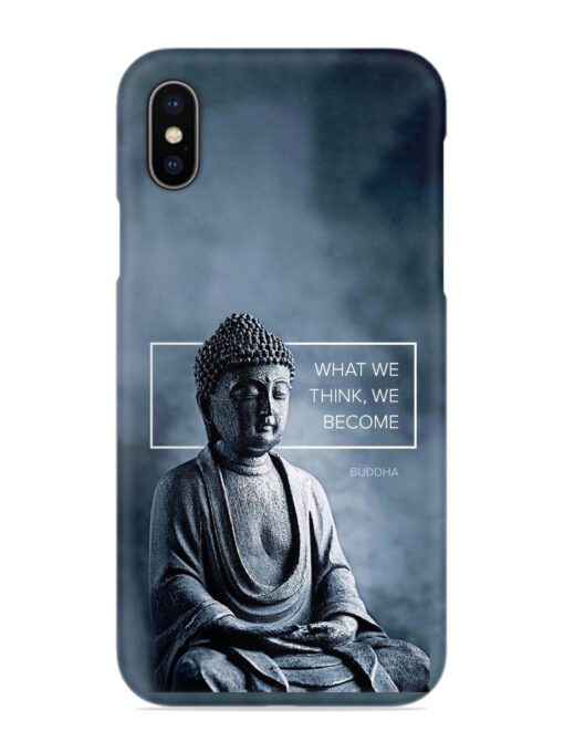 What We Think We Become Snap Case for Apple Iphone X Zapvi