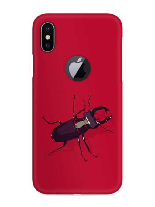 Beetles Snap Case for Apple Iphone X (Logo Cut) Zapvi