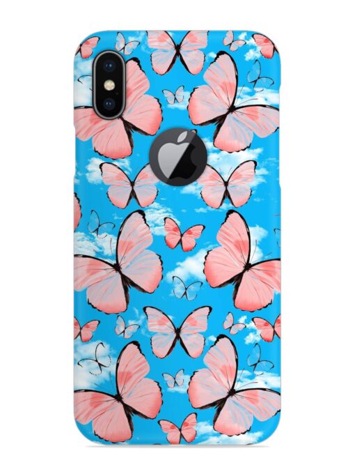 Seamless Pattern Tropical Snap Case for Apple Iphone X (Logo Cut) Zapvi