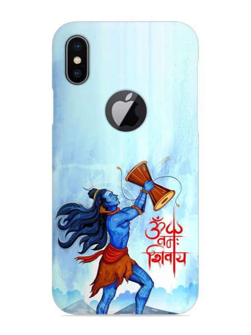 Illustration Lord Shiva Snap Case for Apple Iphone X (Logo Cut) Zapvi