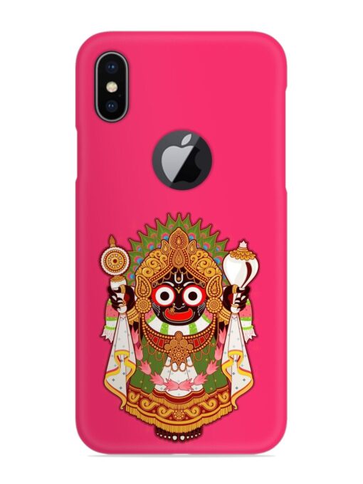 Hindu God Sri Snap Case for Apple Iphone X (Logo Cut) Zapvi