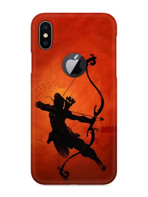 Illustration Lord Rama Snap Case for Apple Iphone X (Logo Cut) Zapvi