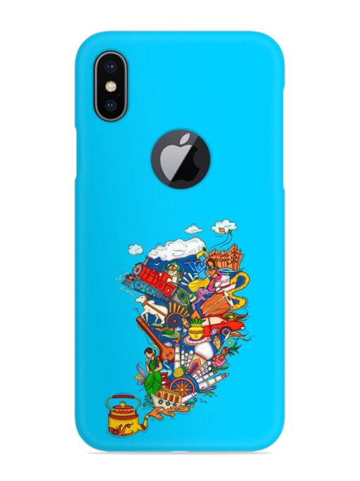 Vector Design Indian Snap Case for Apple Iphone X (Logo Cut) Zapvi