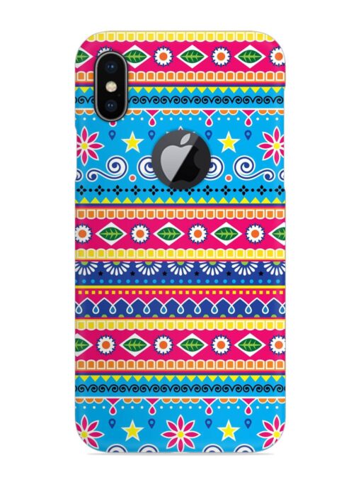 Indian Seamless Snap Case for Apple Iphone X (Logo Cut) Zapvi