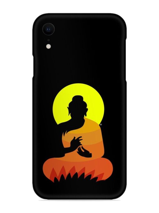 Buddha Art Black Snap Case for Apple Iphone Xr Zapvi