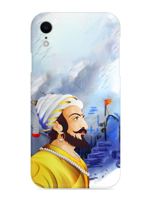 Shivaji Maharaj Color Paint Art Snap Case for Apple Iphone Xr Zapvi