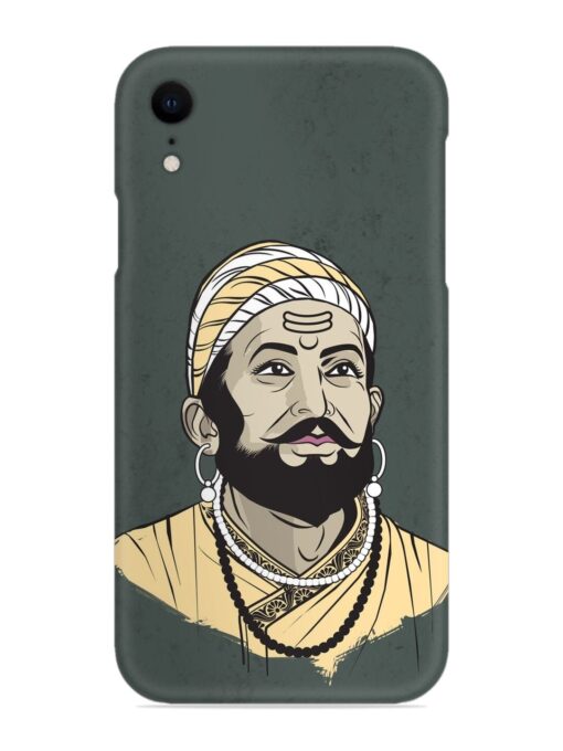 Shivaji Maharaj Vector Art Snap Case for Apple Iphone Xr Zapvi