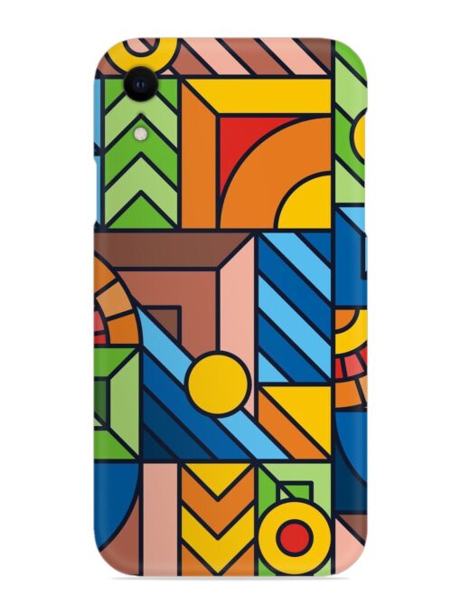 Colorful Geometric Snap Case for Apple Iphone Xr Zapvi