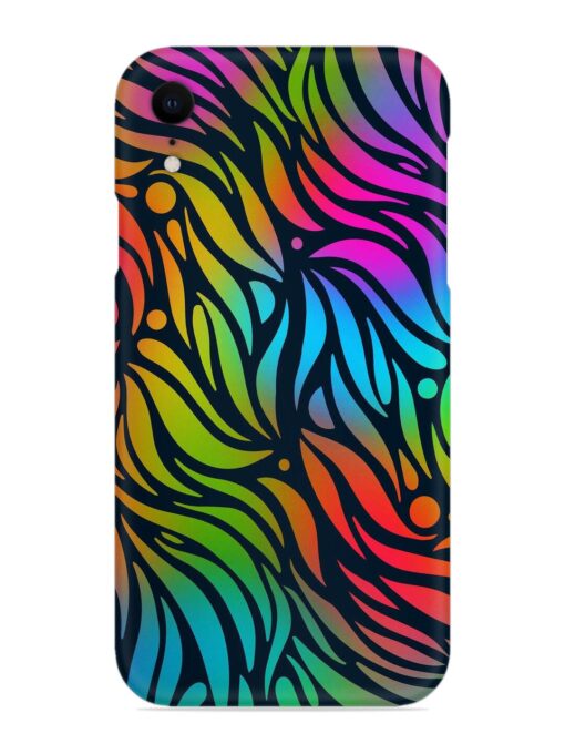 Abstract Leaf Design Snap Case for Apple Iphone Xr Zapvi