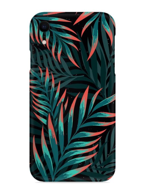 Green Leaf Art Snap Case for Apple Iphone Xr Zapvi