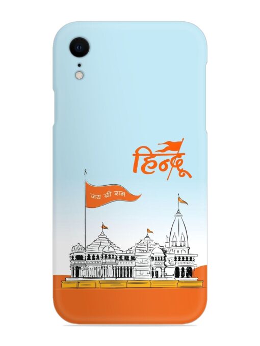 Ram Mandir Hindu Snap Case for Apple Iphone Xr Zapvi