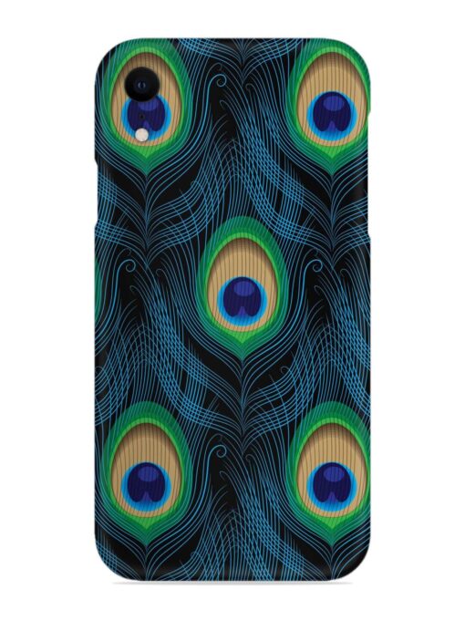 Seamless Pattern Peacock Snap Case for Apple Iphone Xr Zapvi