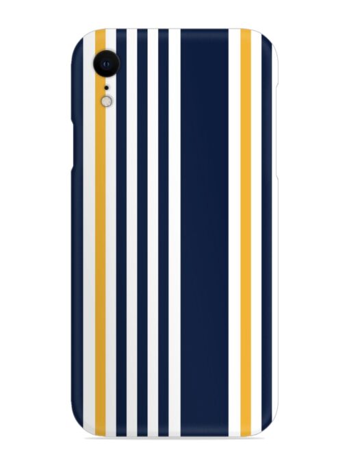 Seamless Stripe Pattern Snap Case for Apple Iphone Xr Zapvi