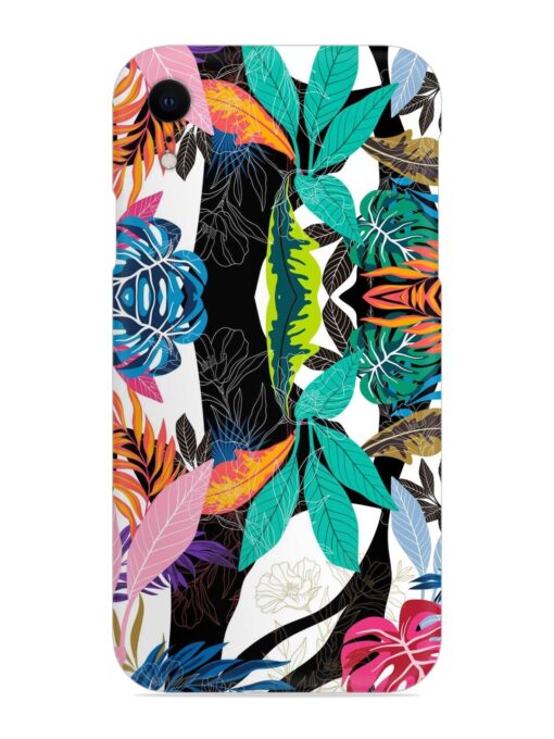 Floral Pattern Bright Snap Case for Apple Iphone Xr Zapvi