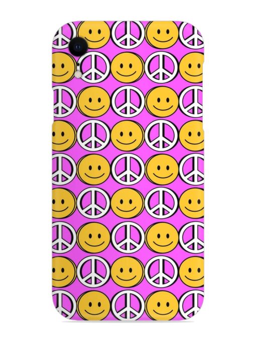 Smiley Face Peace Snap Case for Apple Iphone Xr Zapvi