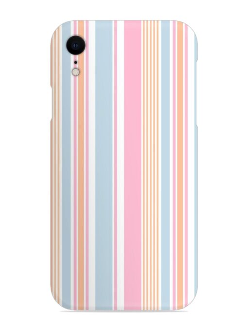 Stripe Seamless Pattern Snap Case for Apple Iphone Xr Zapvi