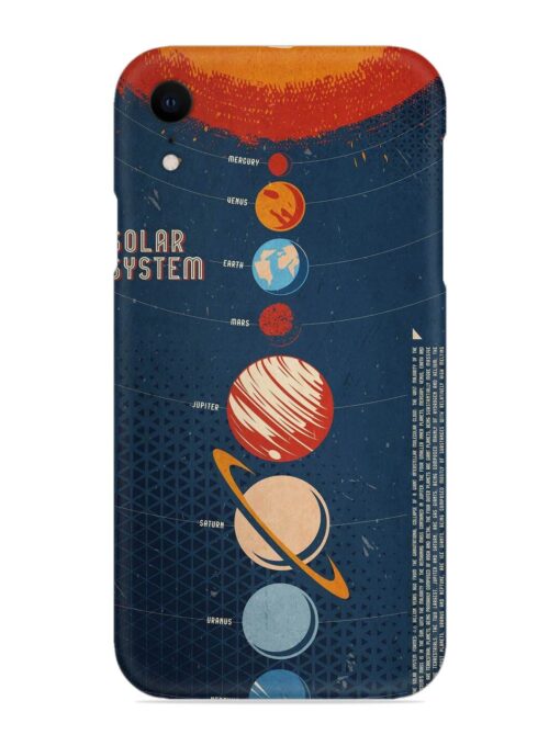 Solar System Vector Snap Case for Apple Iphone Xr Zapvi