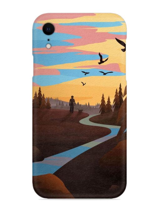 Natural Landscape Art Snap Case for Apple Iphone Xr Zapvi