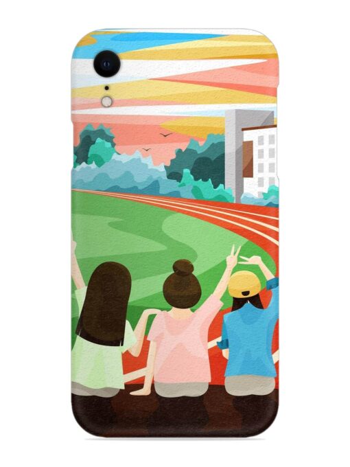 School Playground Snap Case for Apple Iphone Xr Zapvi