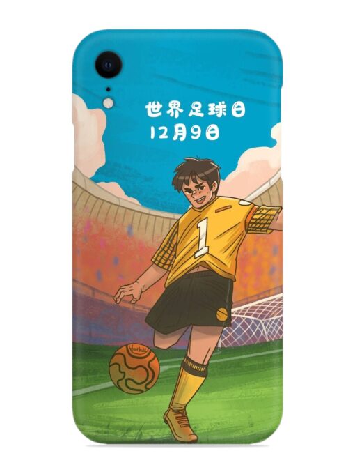 Soccer Kick Snap Case for Apple Iphone Xr Zapvi