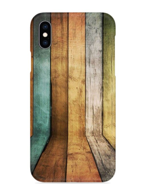 Wooden Realistic Art Snap Case for Apple Iphone Xs Zapvi