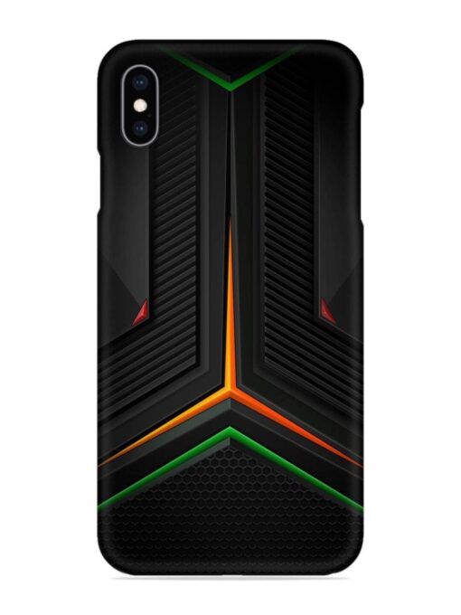 Orange Triangle Light Snap Case for Apple Iphone Xs Max Zapvi