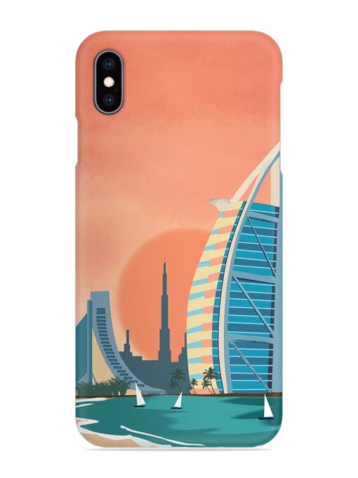 Dubai Architectural Scenery Snap Case for Apple Iphone Xs Max Zapvi