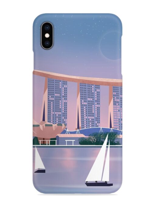 Singapore Scenery Architecture Snap Case for Apple Iphone Xs Max Zapvi