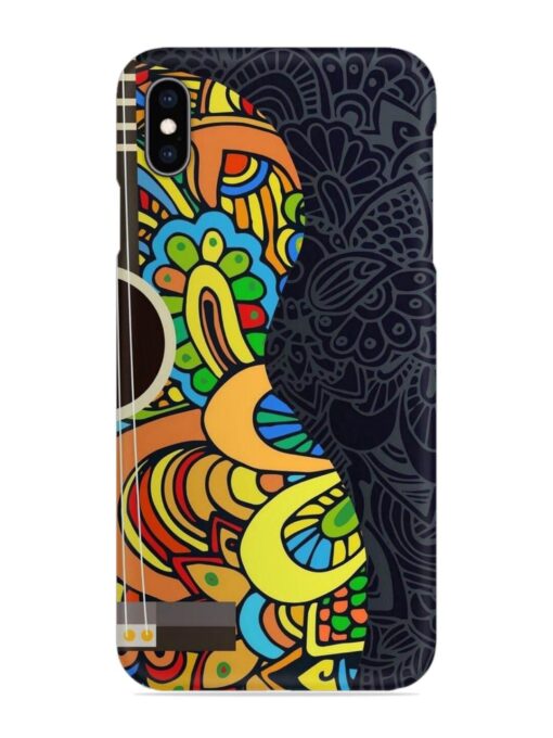 Guitar Vector Art Snap Case for Apple Iphone Xs Max Zapvi